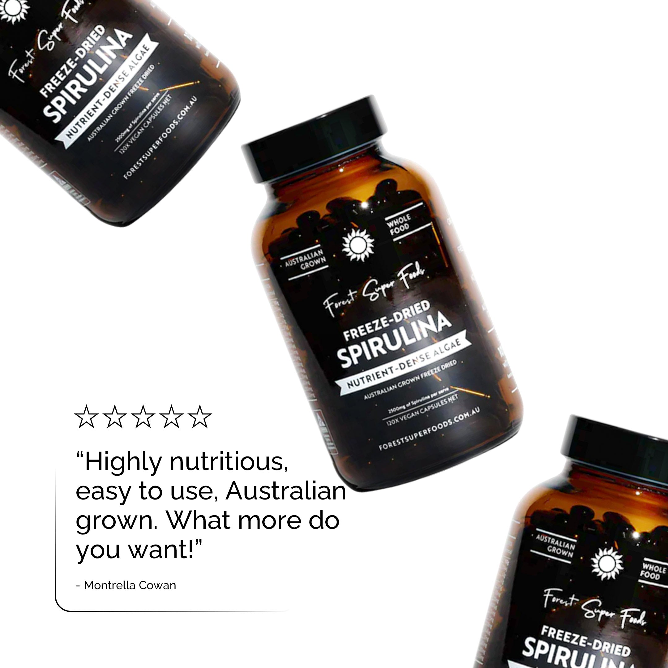 Australian Freeze Dried Spirulina Capsules