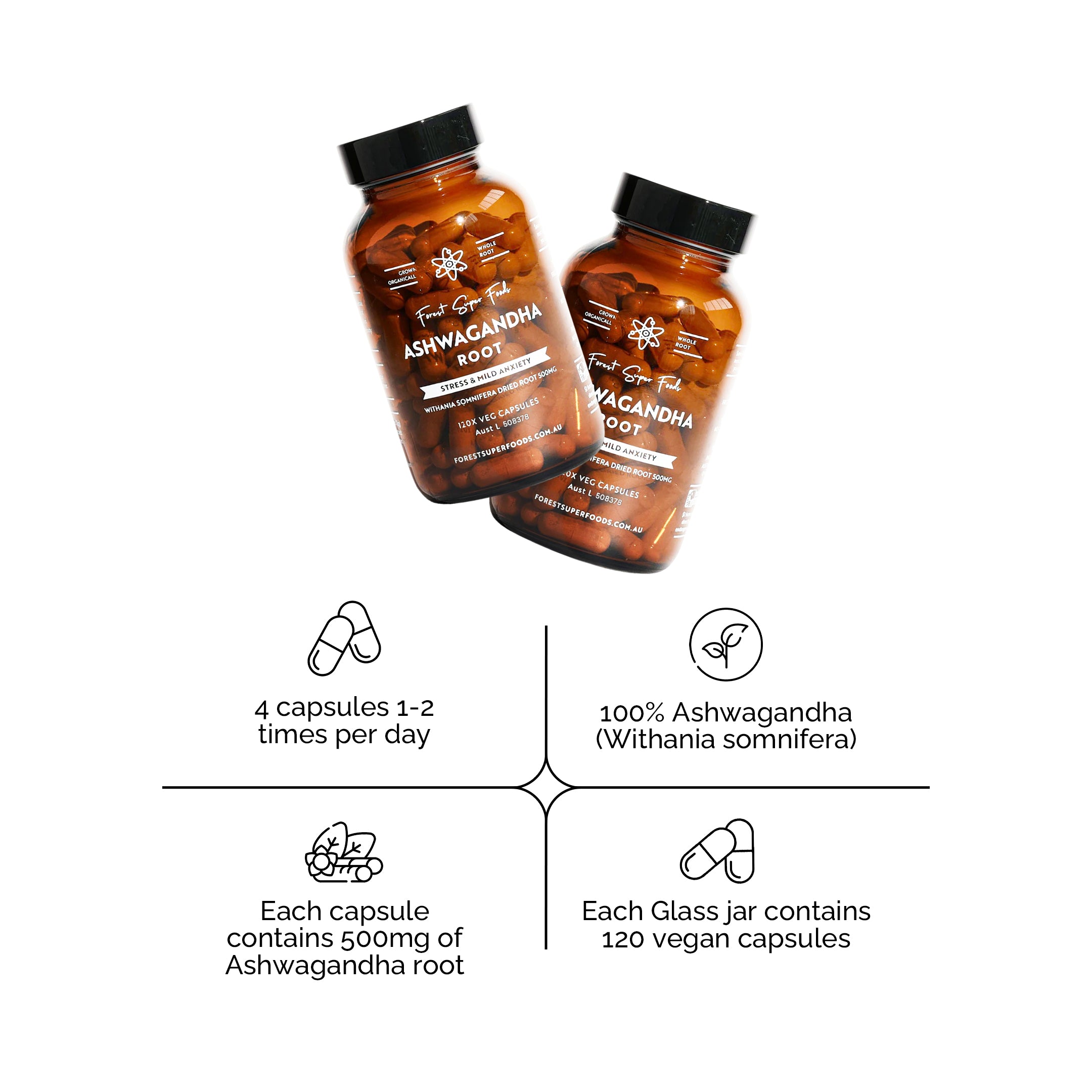 Organic Ashwagandha Capsules