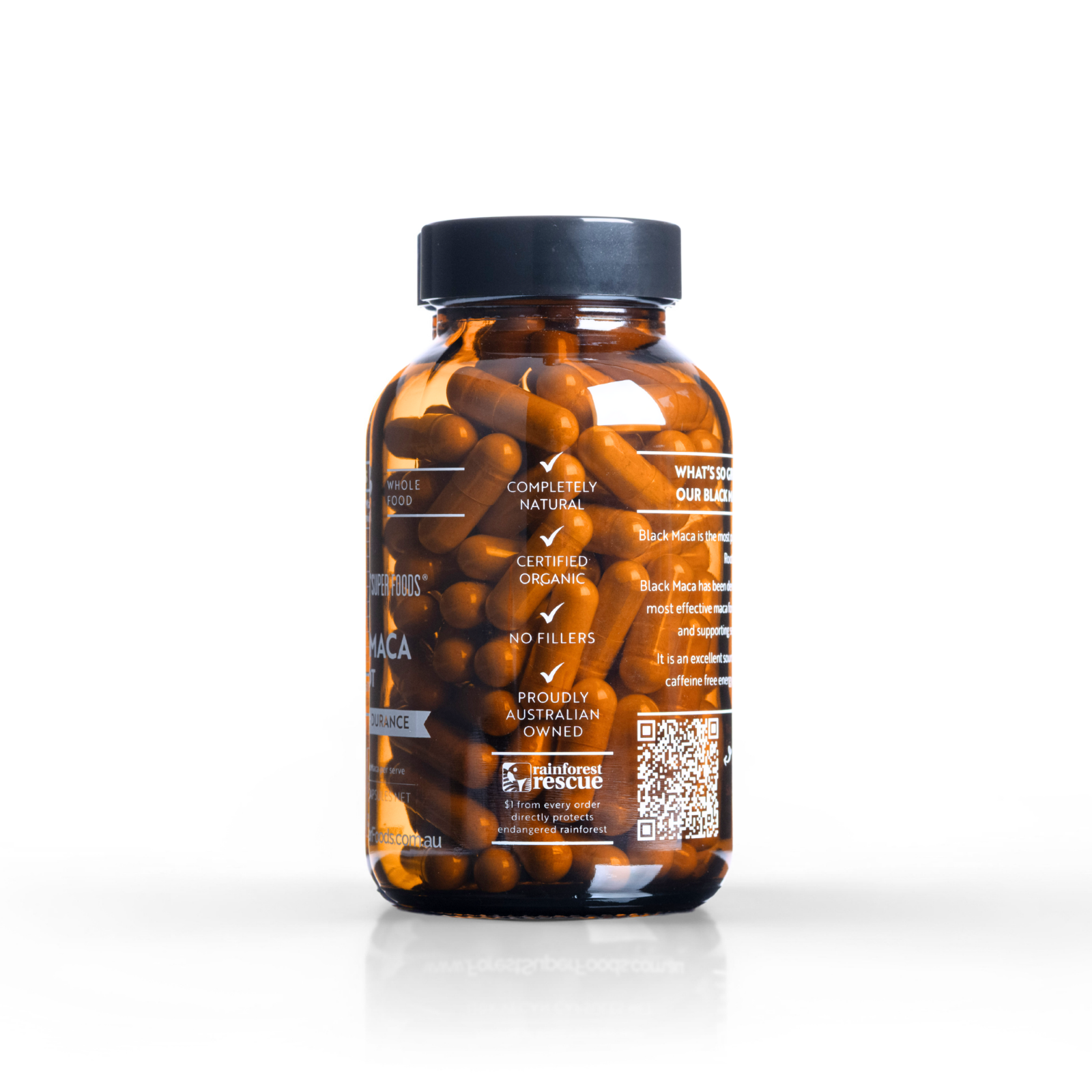 Certified Organic Black Maca Capsules