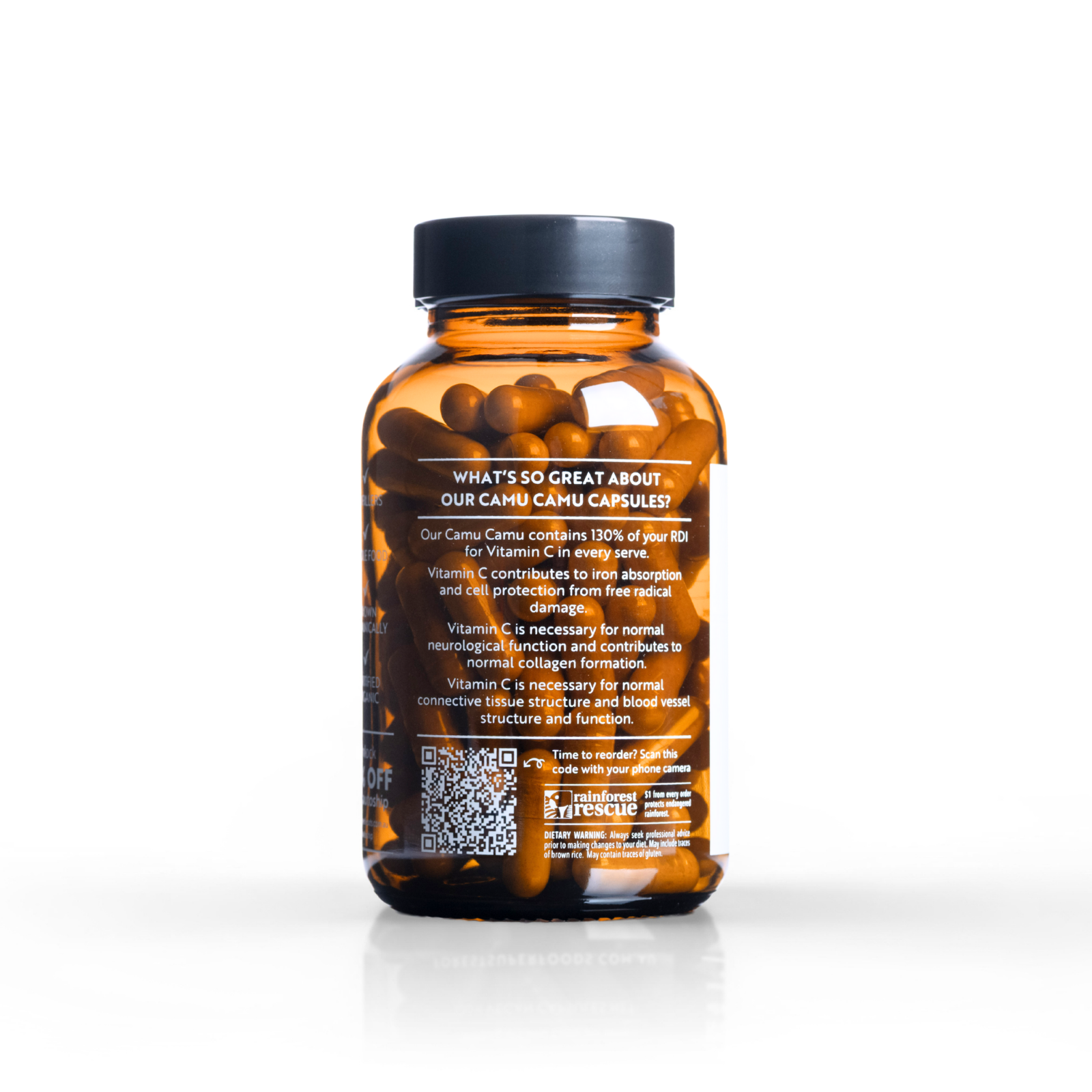 Certified Organic Camu Camu Berry Capsules