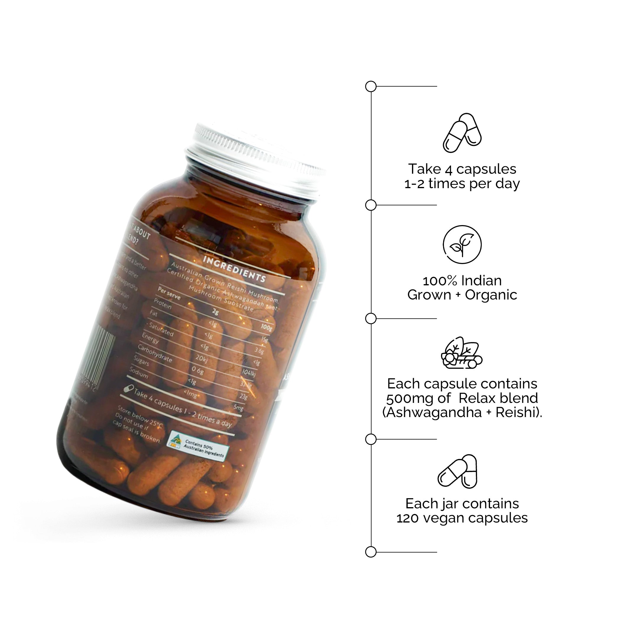 全食物放鬆營養補充品