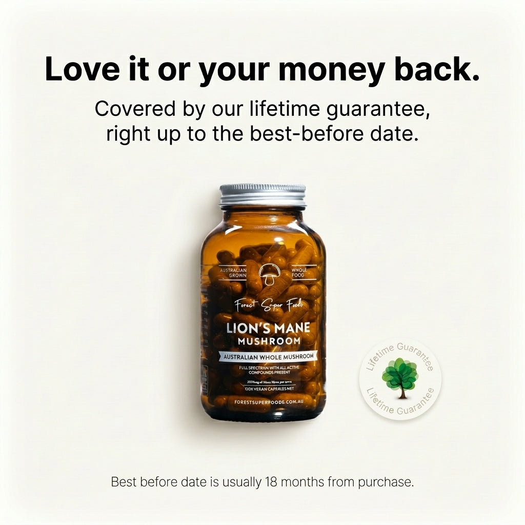 Lions Mane Whole Mushroom Capsules