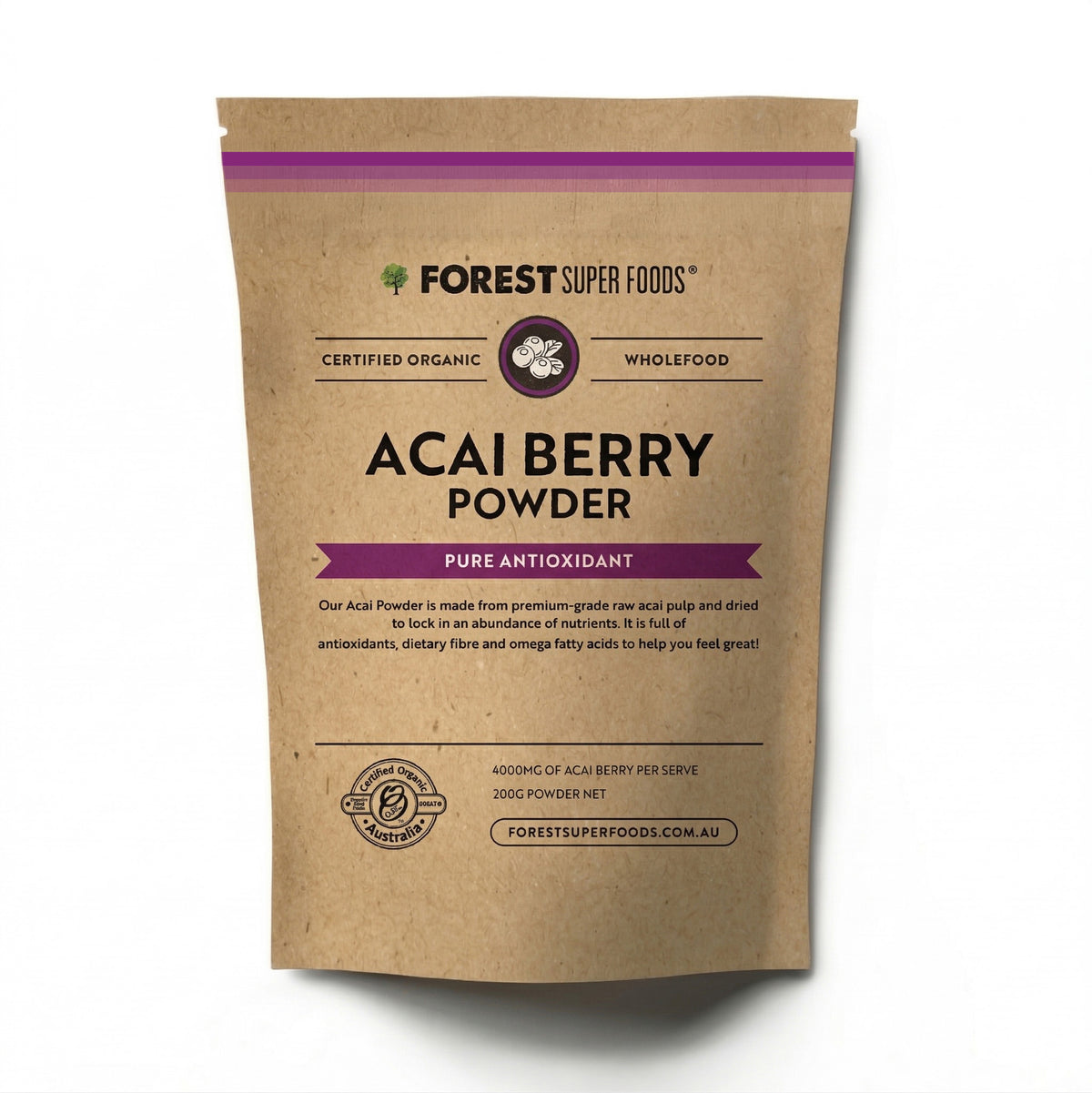 Organic Acai Berry Powder – Freeze-Dried | FSF