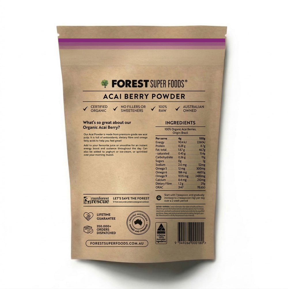 Organic Acai Berry Powder – Freeze-Dried | FSF