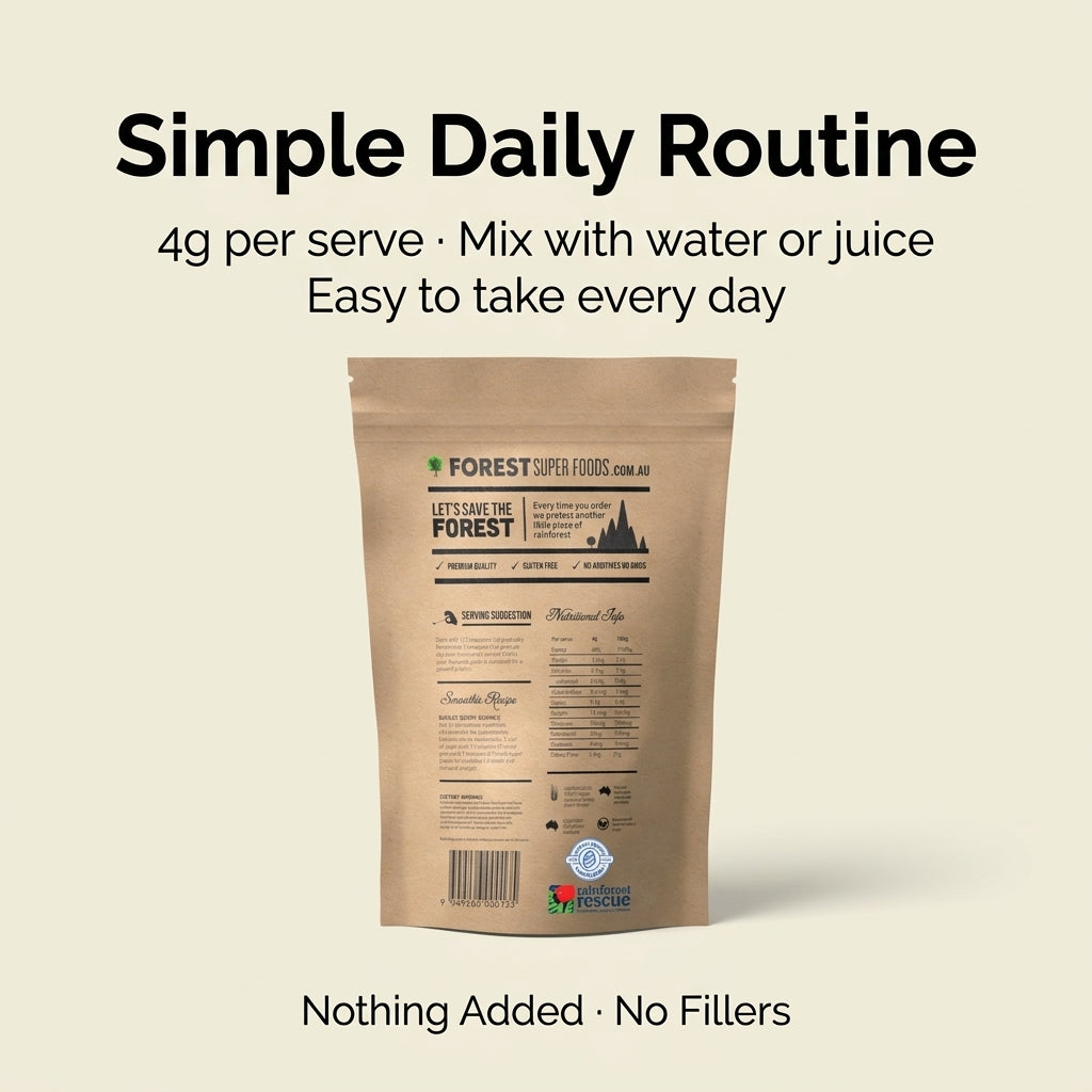 Hierba de cebada australiana ecológica certificada