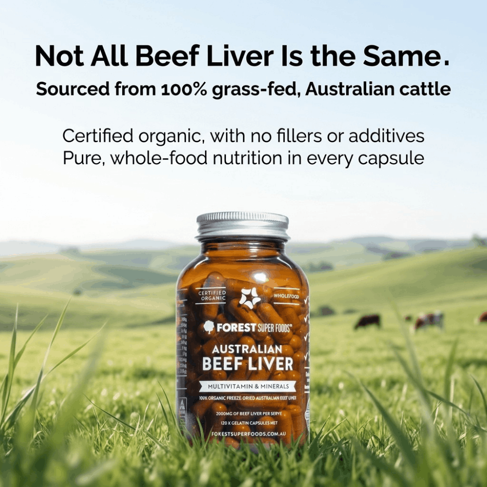 Australian Organic Beef Liver Capsules