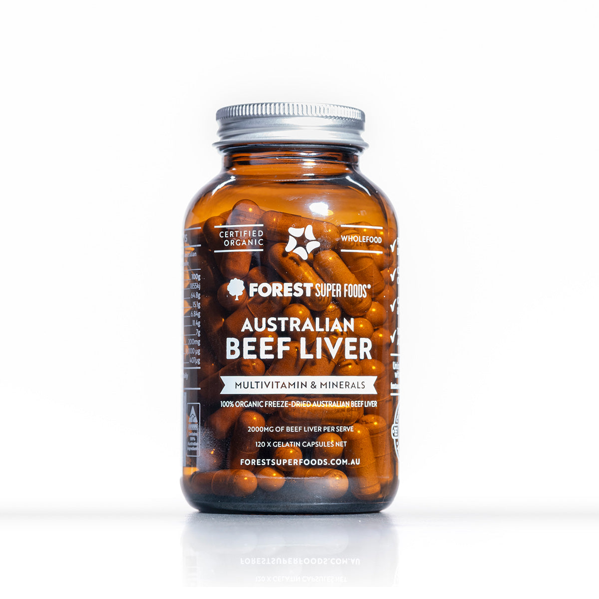 Australian Organic Beef Liver Capsules
