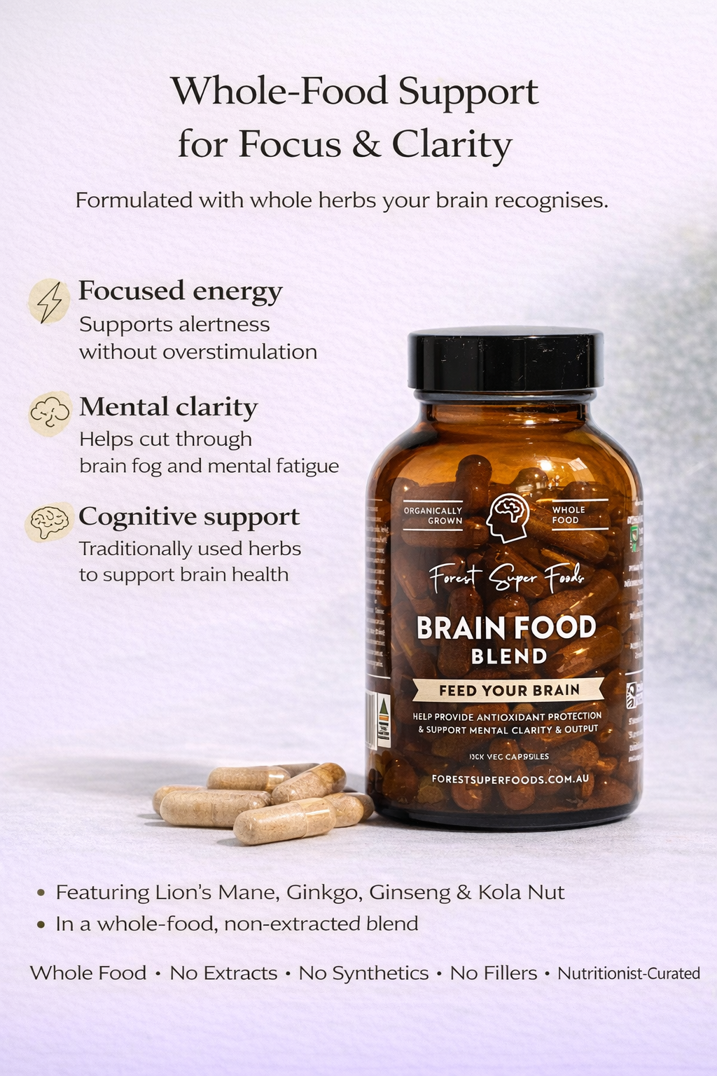 Brain Food Complément alimentaire complet