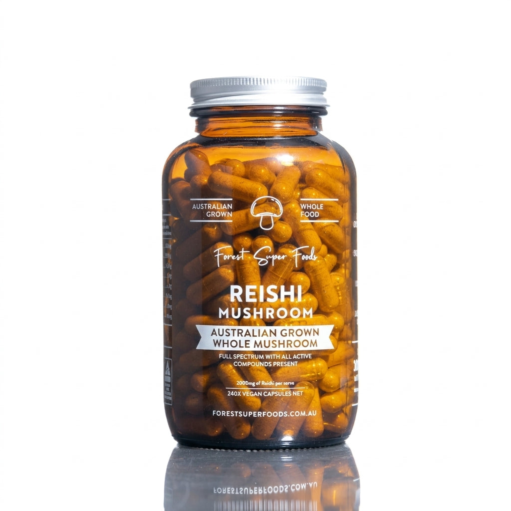 Australian Grown Reishi Mushroom Capsules