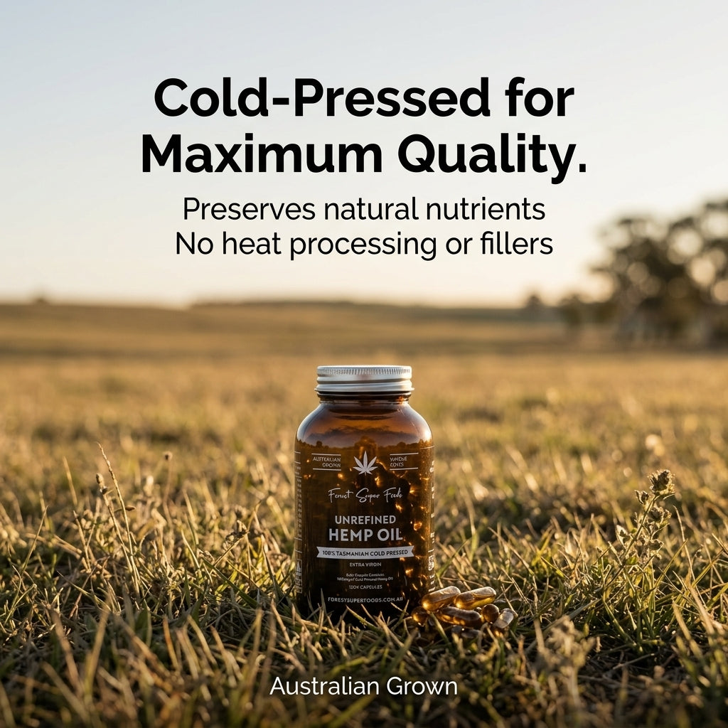 Unfiltered Hemp Seed Oil Capsules