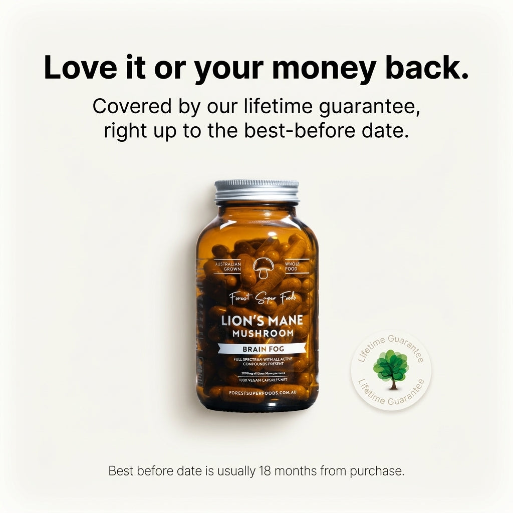 Australian Grown Lions Mane Mushroom Capsules