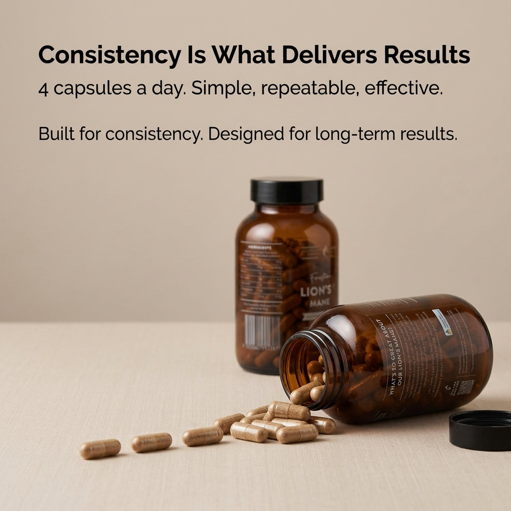 Australian Grown Lions Mane Mushroom Capsules