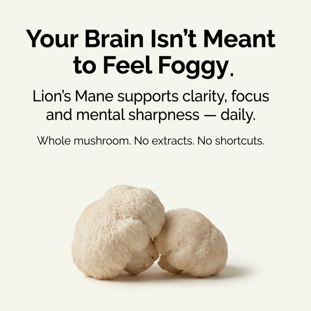 Australian Grown Lions Mane Mushroom Capsules