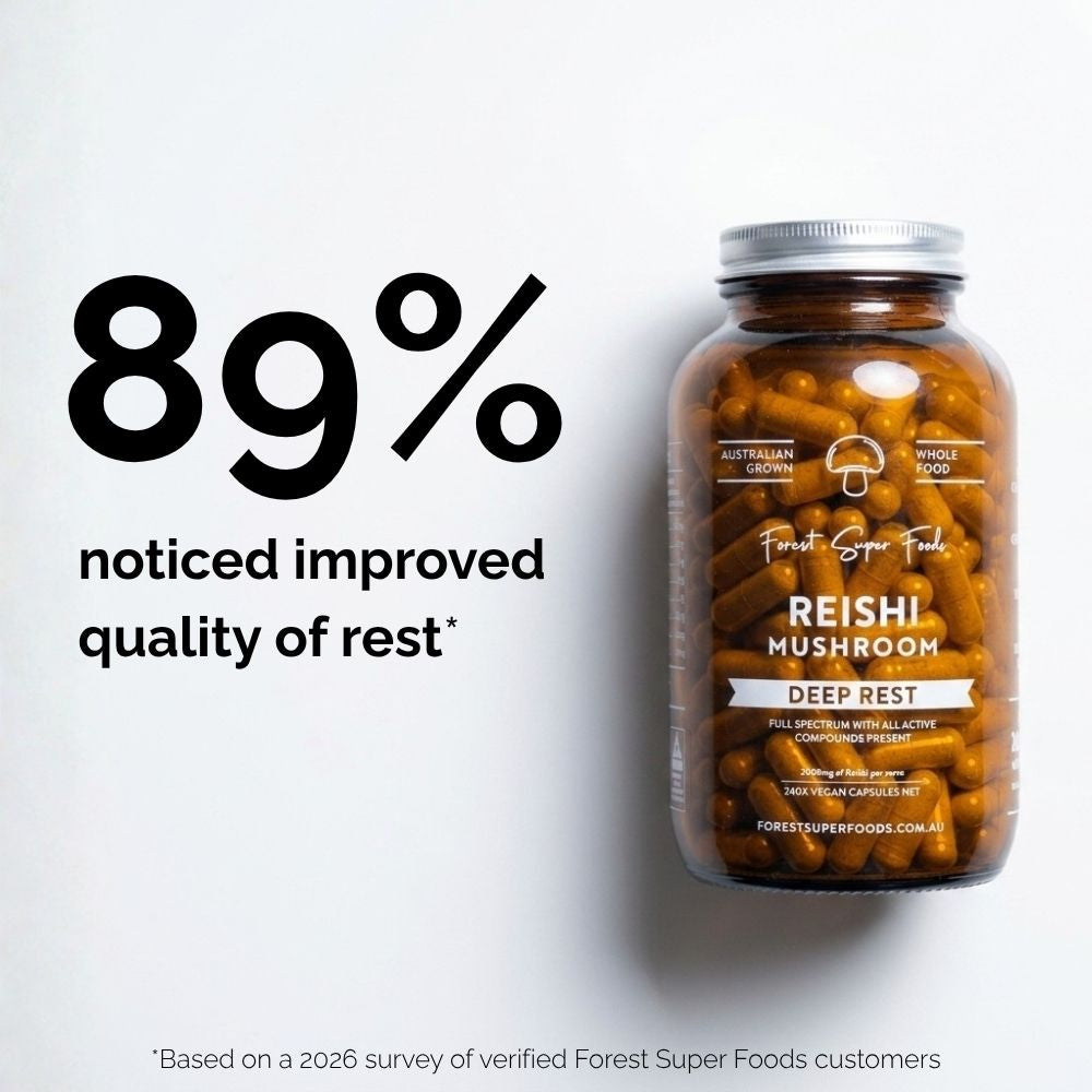 Australian Grown Reishi Mushroom Capsules