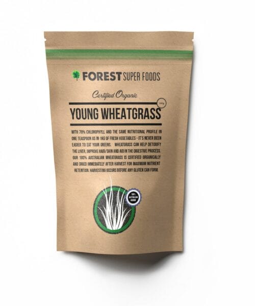 Certified organic wheatgrass powder