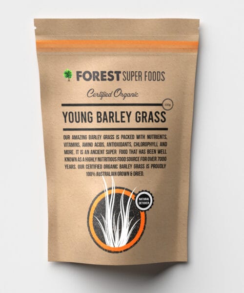 Australian grown barley grass certified organic