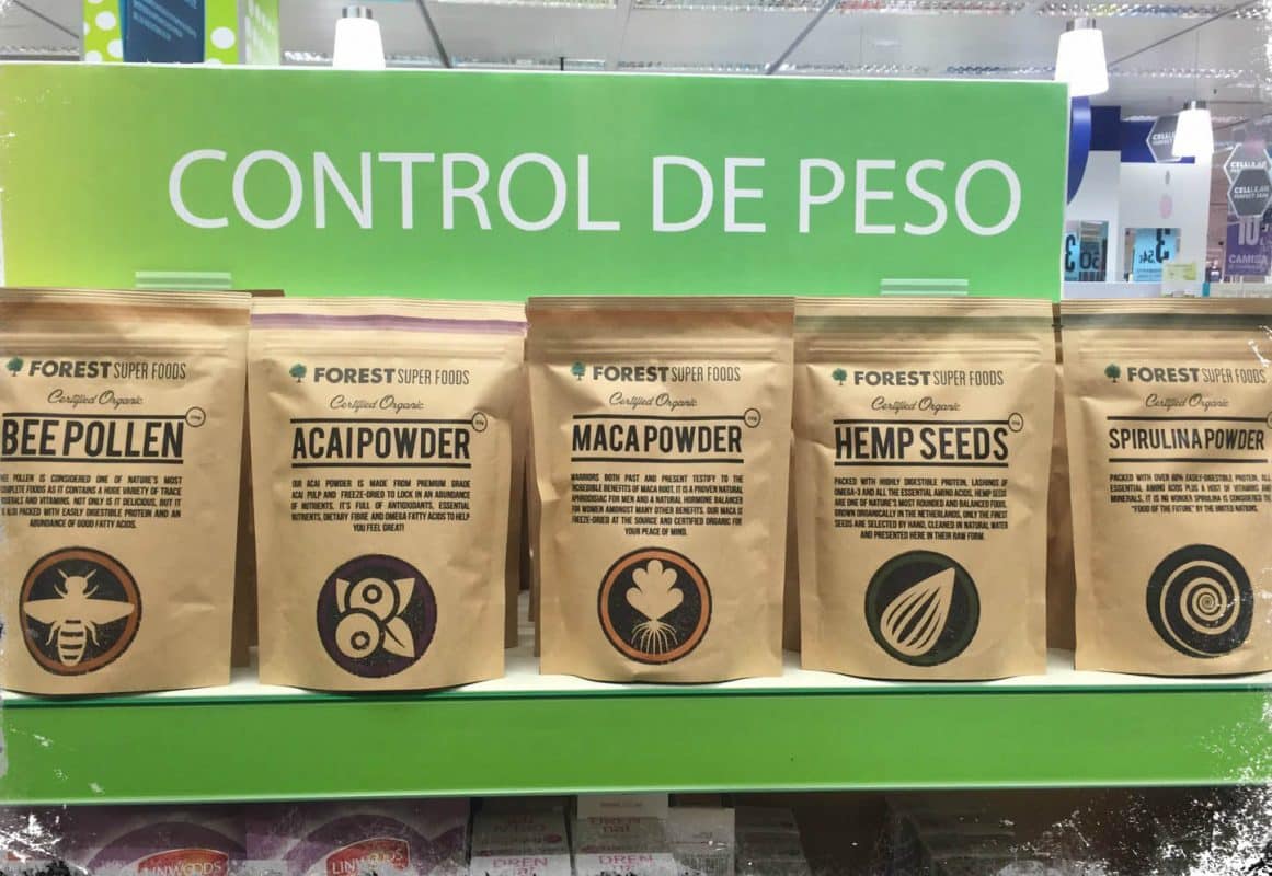Forest Super Foods on the shelf in Spain, Madrid