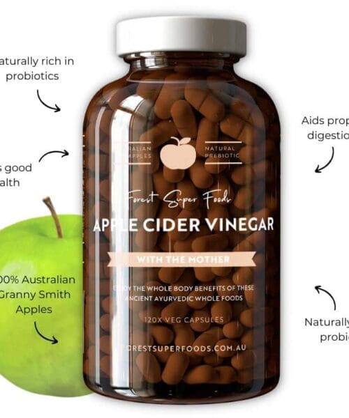 Apple Cider Vinegar great for digestion and rich in probiotics