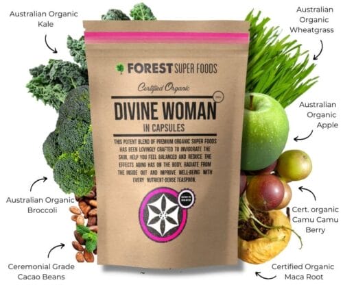 A blend designed for women without any fillers. Contains Camu Camu berry, wheatgrass, maca root and more
